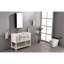 Armoire à pharmacie 18 po x 36 po - Noir mat, aluminium robuste, verre dur, capacité de rangement suffisante Armoire 18 x 36 avec verre rouillé - rangement spacieux, fixation murale