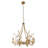 Rosdorf Park Loryanna - 6 Light Chandelier In Artisan Brass Finish