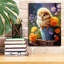 «Chick In The Garden» par Momart, art mural sur toile-1147341404