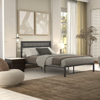 Charin Metal Platform Bed