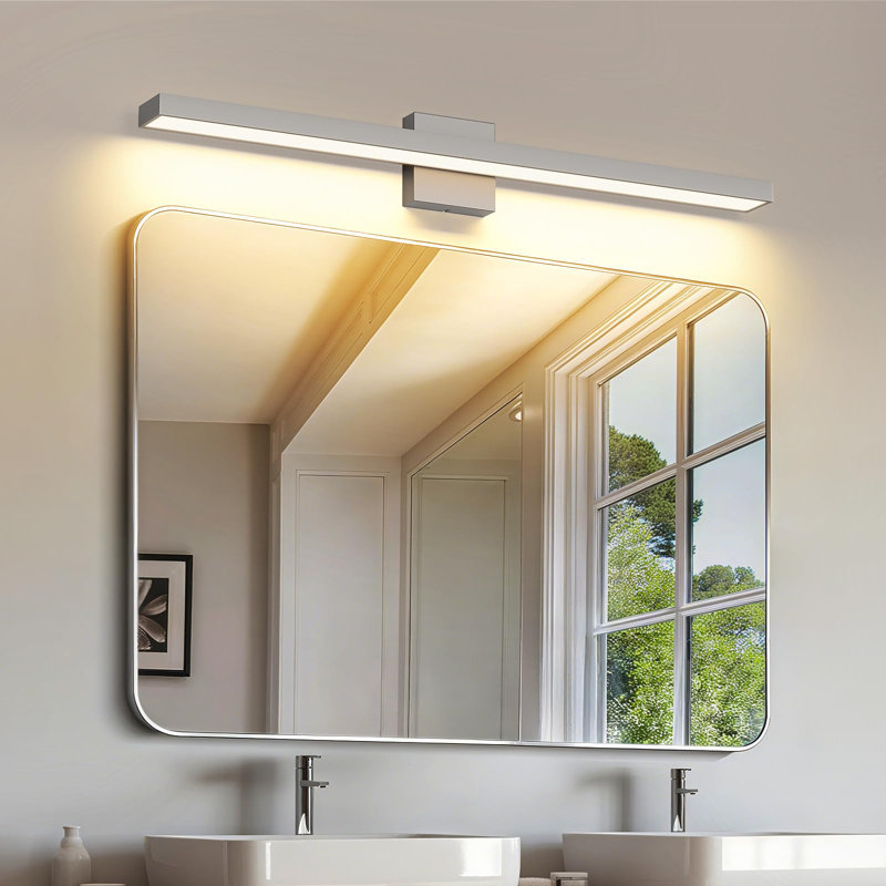 Dimmable LED Bathroom Vanity Light Fixture 2500K/3000K/3500K/4000K/5300K CCT Adjustable, 4.33" H x 31.89" W x 3.42" D
