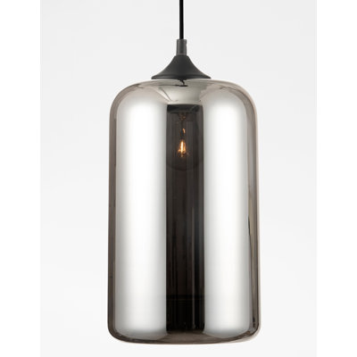 1 - Light Black Cylinder Pendant