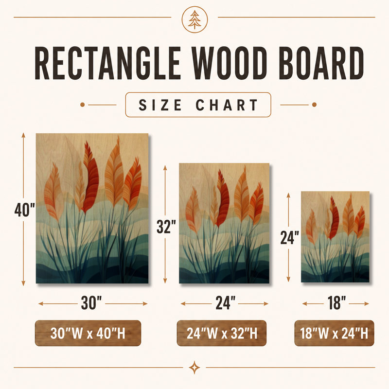 Décoration murale Viona II - Boho, H 40 po x l 30 po, Rectangle