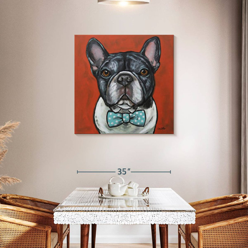Crowle Frenchie Louie, 36" H x 36" W