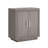 Wood Storage Cabinet With Functional Design, Medium Gray