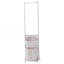 2-Tier Laundry Hamper Sorter With Hanging Bar, Rolling Laundry Baskets With Wheels Removable, Stackable Laundry Cart Organizer And Storage For Small Space, Dorm, Closet, Bathroom