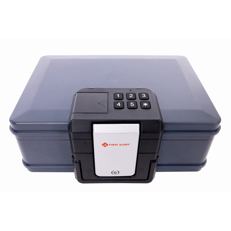.19 Fireproof & Waterproof Security Safe, UL rated 30 minute fire rating at 1550 degrees with digital lock and key override system