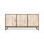 Doppo 63" Wide Pine Wood Sideboard