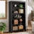 Rustic Solid Wood 5-Shelf Bookcase - Farmhouse Style Open Storage Shelving Unit For Living Room/Office-899323296