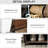 Outdoor deck box and shoe cabinet with lining, suitable for indoor, outdoor, garden, brown