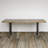 Monarch Solid Wood Top Metal Base Dining Table-18107911-18107920