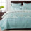 Ensemble de courtepointe en microfibre imprimée de 7 pièces Mystic
