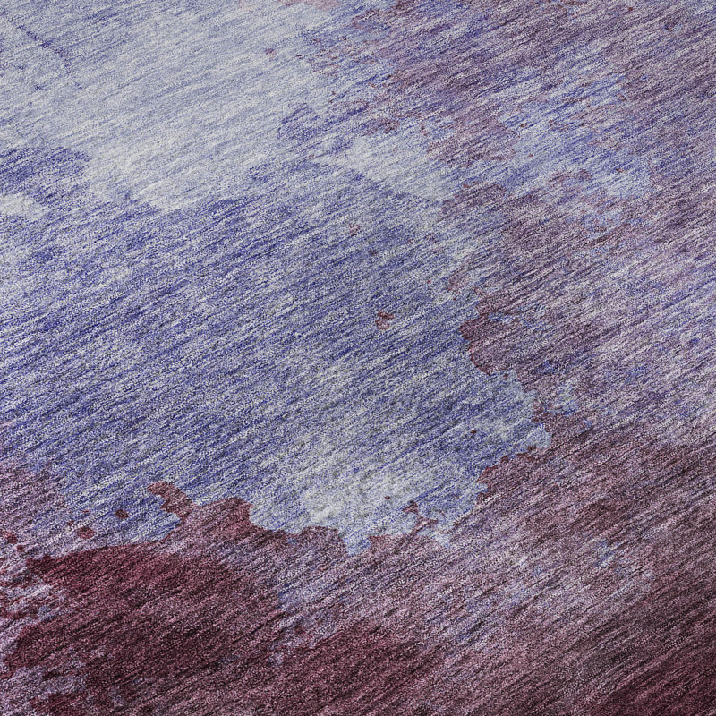 Premium Machine Washable Ducote AMF1138 Watercolors Rug, Rectangle 8' x 10'