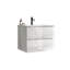 Meuble-lavabo flottant mural avec lavabo Cohron