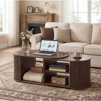 Extendable Oval Coffee Table