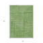 Tapis géométrique lavable intérieur / extérieur vert 8 pi x 10 pi