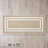 Double Border Machine Tufted Performance Beige/White Rug-64089946