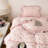 Cute Polka Dot Ruffles Microfiber Duvet Cover Set-123266361-123266356