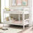 Twin Over Twin Bunk Bed With Ladder,White