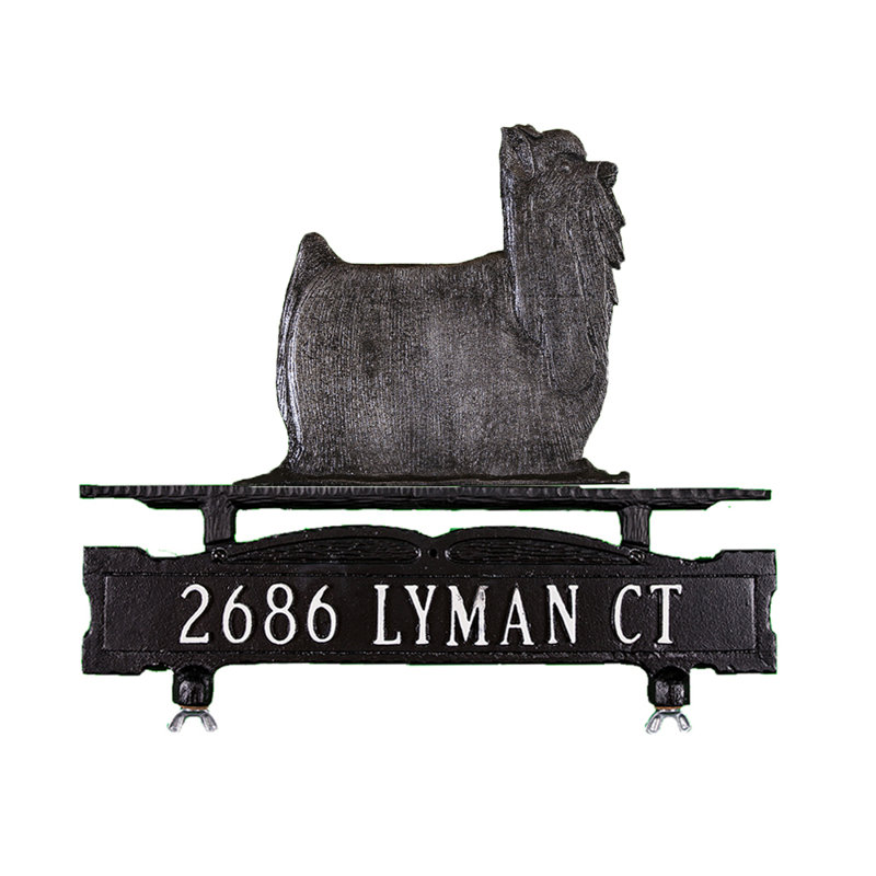 Enseigne de boîte aux lettres à 1 ligne, Oui