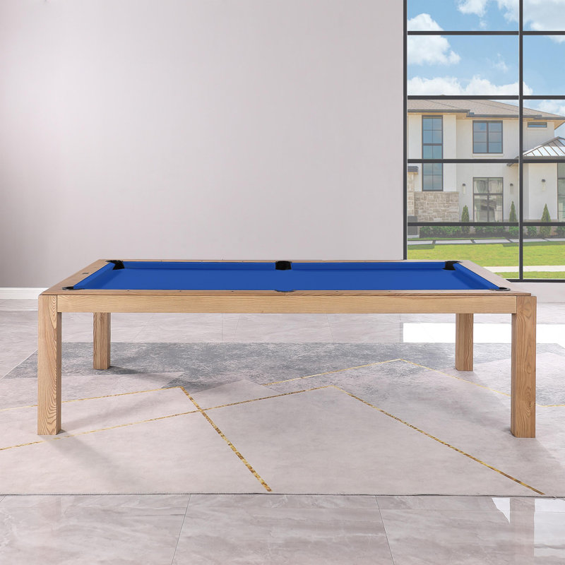 Table de billard Ashmont, 7 pi, Frêne Rétro, Bleu royal