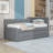 Linen Upholstered Daybed with Trundle and Storage Drawers-1897133893-1897133892