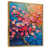 Toile avec cadre flottant or