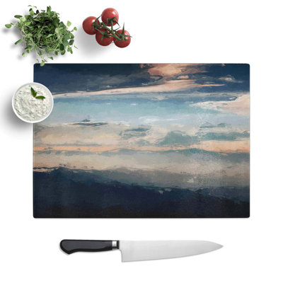 Glass Mountain Peaks of Thailand in Abstract Chopping Board