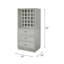 Armoire à vin rectangulaire avec rangement Wangaratta-26970922