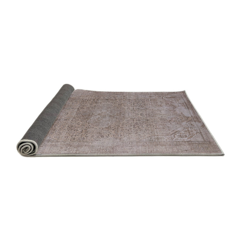 Tapis beige Rosabel, Rond 7 pi