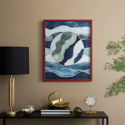 «Siren's portail I», reproduction encadrée - bois massif