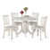 Gallatin 4 - Person Solid Wood Top Pedestal Dining Set
