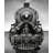 Black Train - Black Metal Print for Home Decor