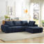 Canapé modulaire surdimensionné en L FAUX FUR-281591764-281591337