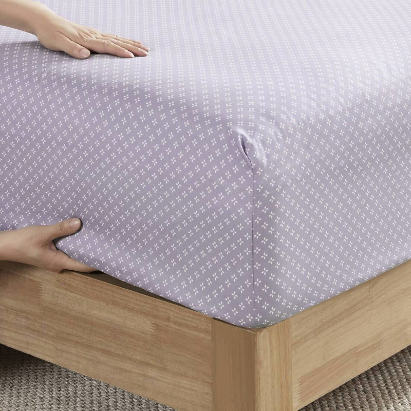Édredon taupe à très grand motif floral avec draps - microfibre douce, édredon dans un sac, draps, taies d'oreiller 100%