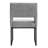 Markque 18.3" H Boucle/Linen Upholstered Parsons Chair with Metal Frame-1421869091