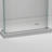  DreamLine Enigma Air 34 3/4 inch D x 48 3/8 inch W x 76 inch H Frameless Sliding Shower Enclosure in Brushed Stainless Steel-20961255-130713324