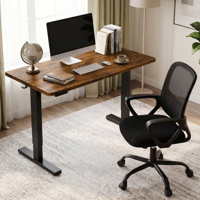 Ovidia 2 Piece Standing Desk Office Set with Chair