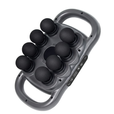 8-Head Massage Gun, Percussion Muscle Massager with Adjustable Speed Levels & Massage Modes, Quiet Handheld Body Massager for Back, Neck, Shoulders, Arms and Legs