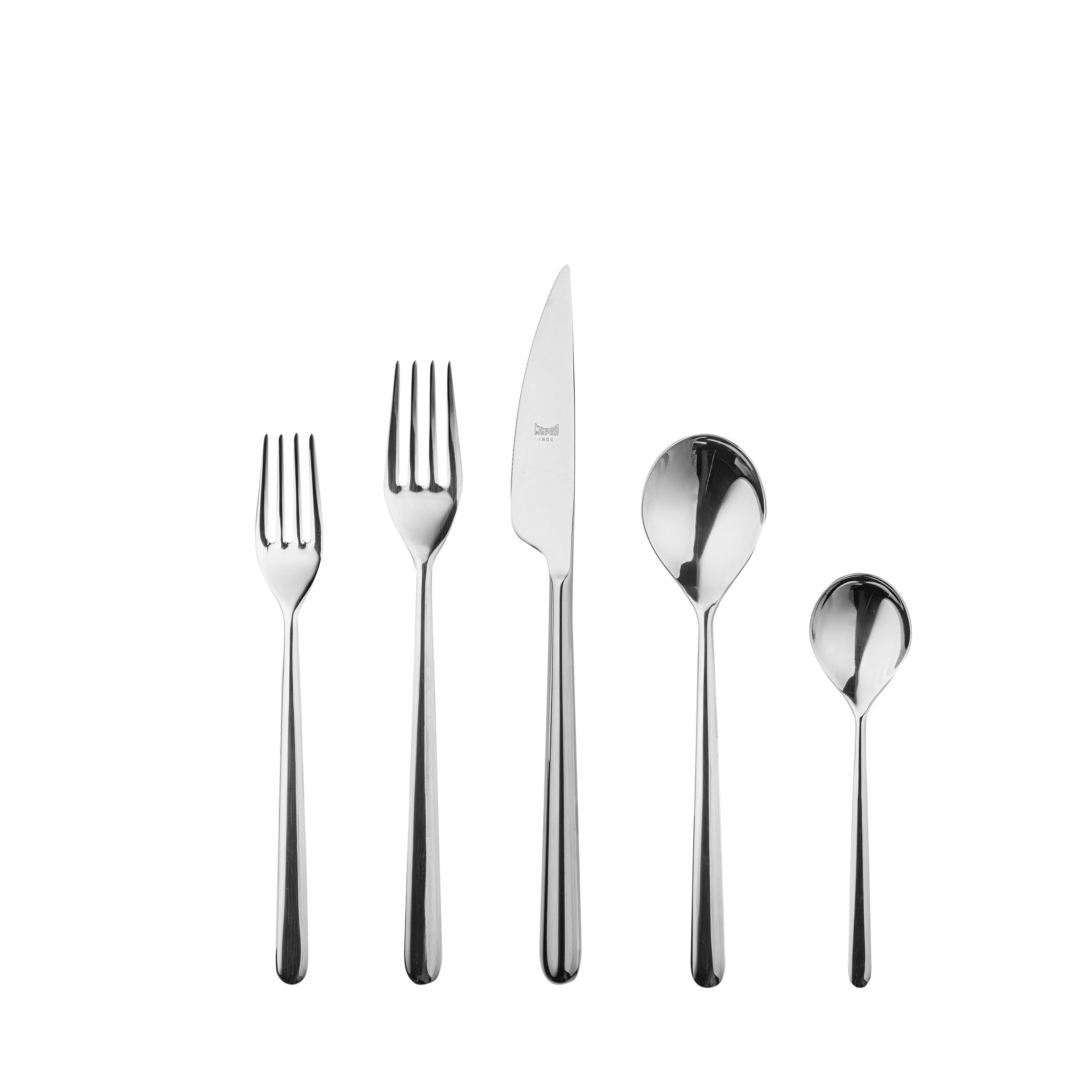 Mepra Cutlery Set 20 Pcs Linea Stainless Steel Wayfair