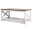 Ensemble de 3 tables basses de style campagnard, table basse industrielle de 40 po avec 2 tables d'appoint, ensembles de tables basses et de bout faciles à assembler avec station de charge, pour bureau, salon et appartement
