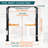 12,000 lbs Two-Post Car Lift – Overhead Hydraulic Vehicle & Truck/SUV Hoist with 2+3 Adjustable Arms, 220V 60Hz 1-Phase