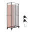 Folding Chair Cart 500 lbs Capacity for 60 Chair Horizontal Placement, for Party Event Hotel, Heavy-Duty Carbon Steel, Easy to Move, Storage Dolly Holder, with Swivel Casters and Locking Wheels