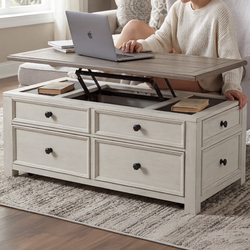 Table basse à plateau relevable avec rangement Chailey