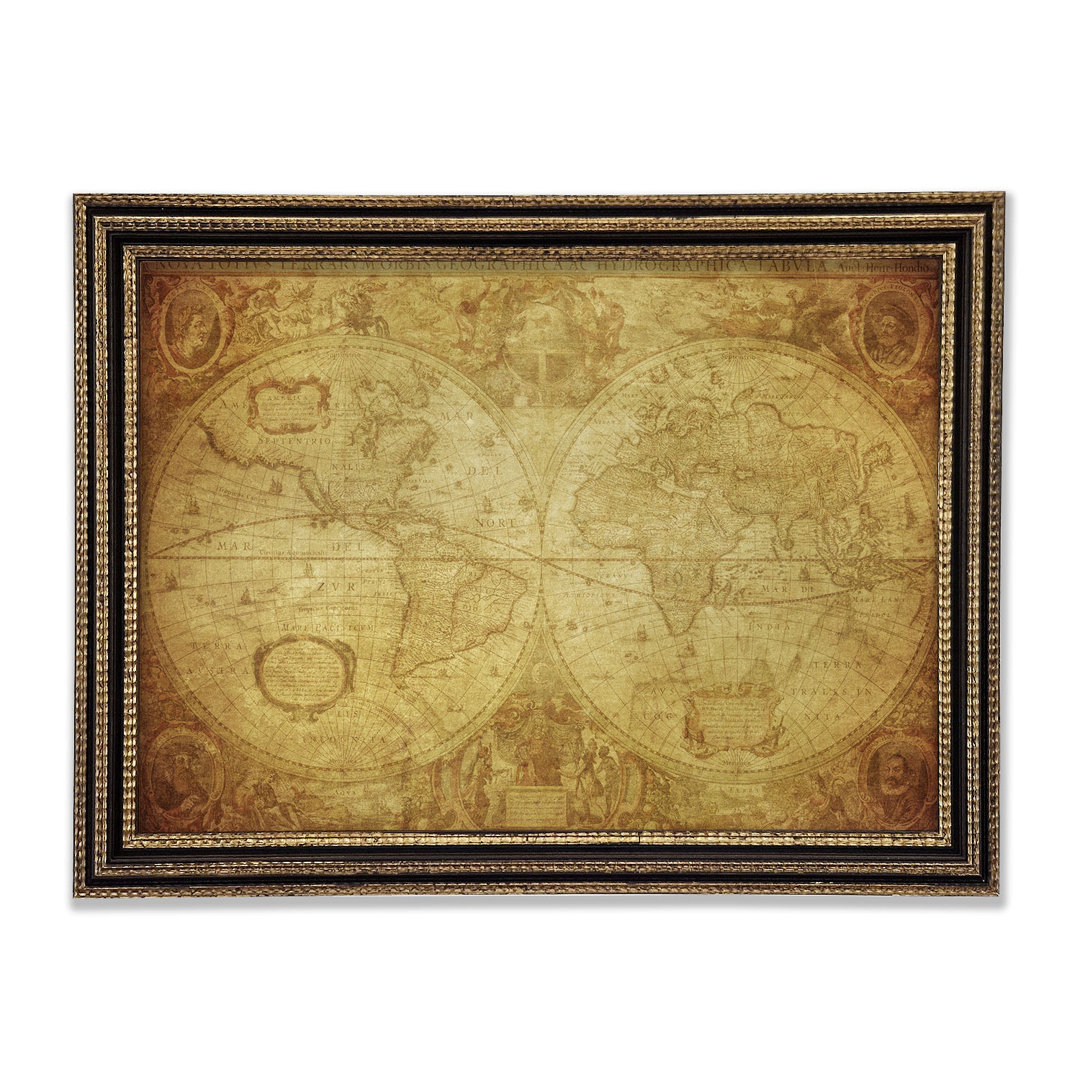 The Map Of The World Vintage