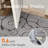 Allover Vine Cotton Velvet Indoor Area Rug With Non-Slip Backing-108098018-107736882