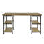 Table de bureau vintage 1 pièce avec 4 tablettes ouvertes