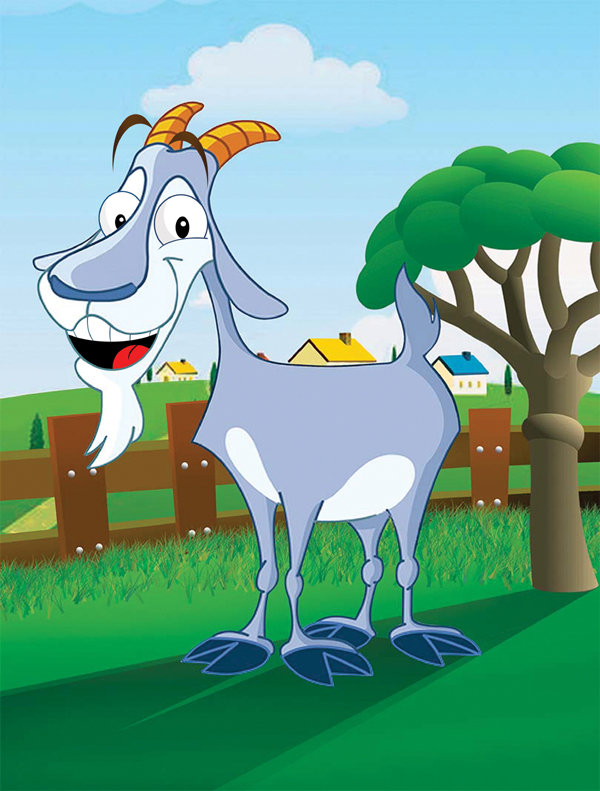 Drapeau de jardin Tickhill Billy the Goat