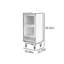Armoire d'appoint verticale Nordic