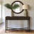 Fluted 2-Drawer Storage Console Table